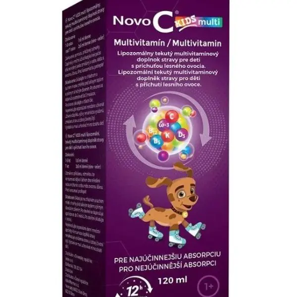 NOVO C  Kids Multi lipozomální multivitamin 120 ml