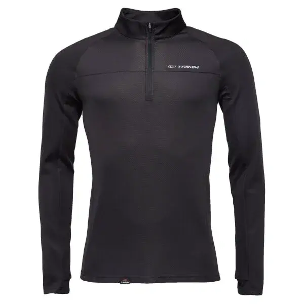 TRIMM CUBE Pánská sportovní mikina, černá, velikost XXXL