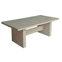 Gardenson ZAHRADNÍ STŮL, kov, plast, sklo, 200/100/75 cm