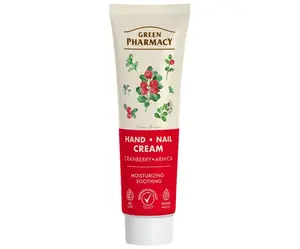 Krém na ruce a nehty s brusinkou a arnikou Green Pharmacy Hand And Nail Cream Cranberry - 100 ml