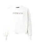ARMANI EXCHANGE Mikina  strieborná / šedobiela
