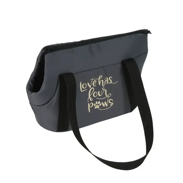 Akinu HUGS Taška Econ pro psy šedá 20 x 30 x 24 cm