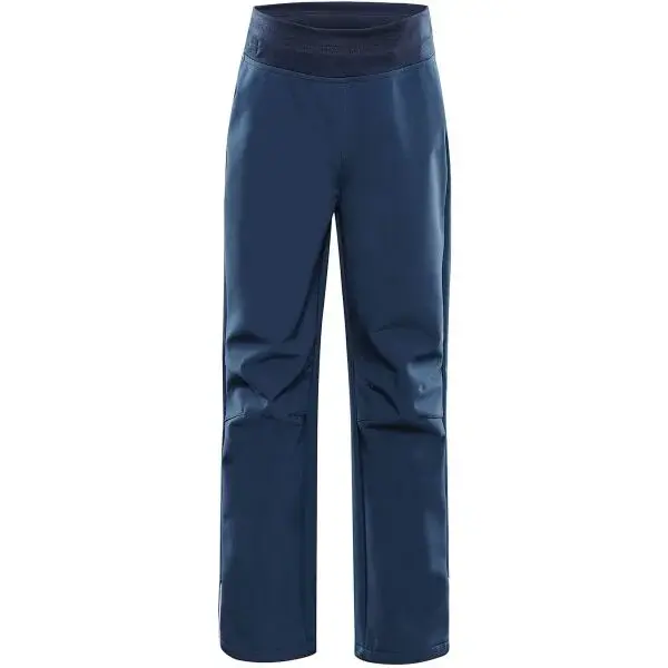 ALPINE PRO ZORTO Detské zateplené nohavice, tmavo modrá, veľkosť 116-122