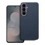 Pouzdro Case KEVLAR compatible with MagSafe pro Samsung Galaxy A56, modrá