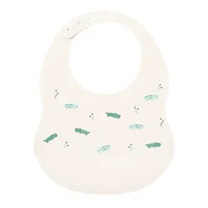 Nattou Bryndák silikonový se zapínáním bílý bez BPA