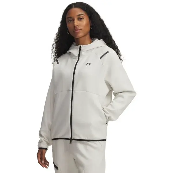 Under Armour UNSTOPPABLE Dámska mikina, biela, veľkosť