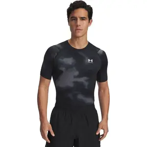 Under Armour HEATGEAR ARMOUR Pánske tričko, čierna, veľkosť