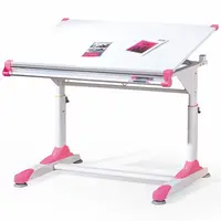 Písací Stôl Collorido Biely/Zelená/Ružová