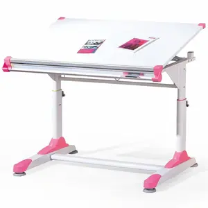 Písací Stôl Collorido Biely/Zelená/Ružová