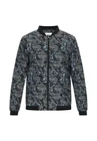 MO Prechodná bunda  svetlomodrá / sivá / čierna