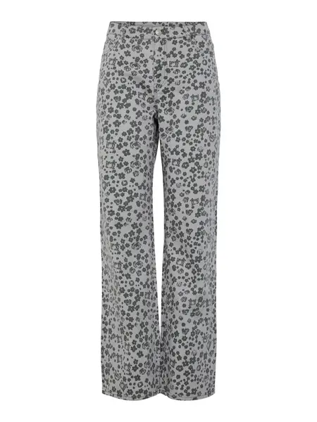 PIECES Džínsy 'PCPORTIA'  sivý denim / tmavosivá