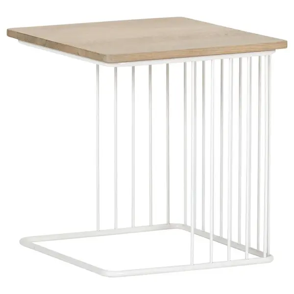 Landscape ODKLÁDACÍ STOLEK, dub, přírodní barvy, bílá, barvy dubu