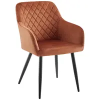 Ti'me ŽIDLE S PODRUČKAMI, železo, tkaná látka, hnědá, černá