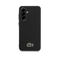 Zadní kryt Lacoste Iconic Petit Pique Woven Logo MagSafe pro Samsung Galaxy A56, černá