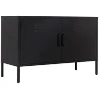 MID.YOU NÍZKÁ KOMODA, černá, 100/64/40 cm