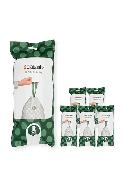 Vrecia na odpadky Brabantia PerfectFit, R, 36 L, 6 x 20 szt.