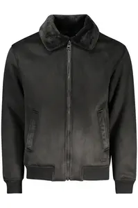 Černá pánská bomber bunda