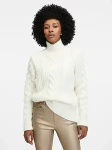 Krémový dámsky rolák ORSAY