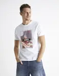 Celio T-shirt Berelax with TASTY print. - Men's