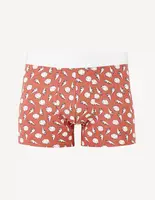 Hnedé pánske vzorované boxerky Celio Jiboshell