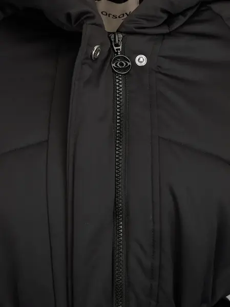 Dámsky čierny prešívaný kabát ORSAY