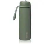 B.Box Stainless Steel Thermos Bottle termofľaša s rúrkou Olive 690 ml