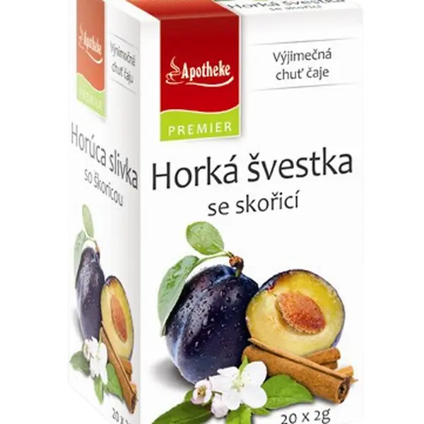 APOTHEKE Horká švestka se skořicí čaj 20 x 2 g