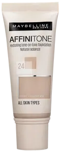 MAYBELLINE NEW YORK Affinitone krycí hydratační make-up s vitaminem E 24 Golden Beige 30 ml