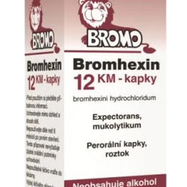 BROMHEXIN 12 KM-kapky perorální kapky roztok 30 ml