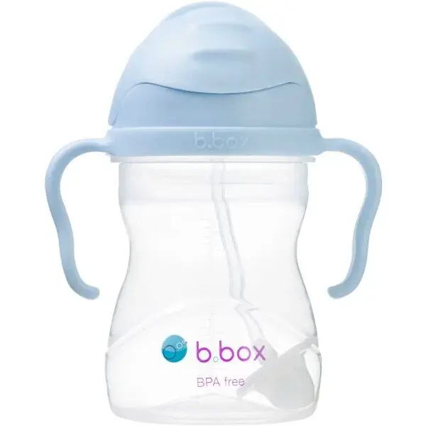 B.BOX GELATO 240 ML Hrnček so slamkou, transparentná, veľkosť 240 ML