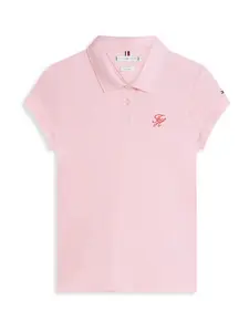 TOMMY HILFIGER Tričko '1985'  ružová / červená