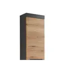 MID.YOU ZÁVĚSNÁ SKŘÍŇKA, barvy dubu, barvy grafitu, 36/77/23 cm