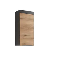 MID.YOU ZÁVĚSNÁ SKŘÍŇKA, barvy dubu, barvy grafitu, 36/77/23 cm