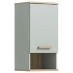 MID.YOU ZÁVĚSNÁ SKŘÍŇKA, světle zelená, barvy dubu, 34/68/28 cm