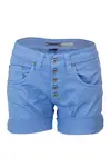 Dámske modré kraťasy s gombíkmi