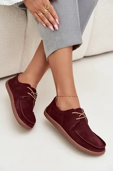 Dámské barefoot boty z přírodního semiše