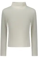 Bílý rolák s dlouhým rukávem