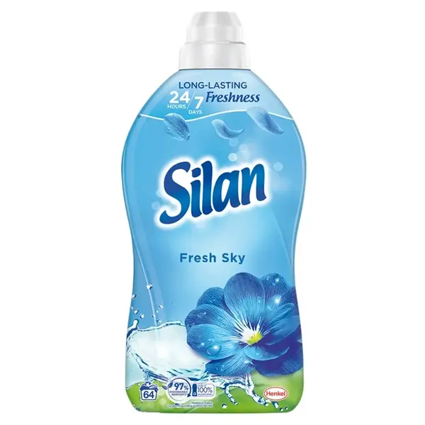 SILAN Fresh sky Aviváž 64 praní 1408 ml, poškozený obal
