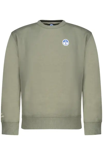 NORTH SAILS CHILDREN'S ZIP-UP SWEATSHIRT, GREEN