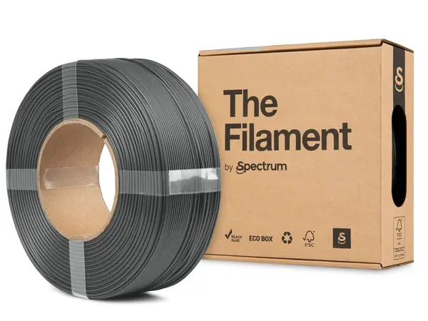 "The Filament" by Spectrum TF-24165, ReFill, PLA Matte, 1,75mm, 1000g, Šedý (Urban grey)