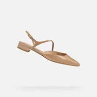 Světle hnědé dámské balerínky Geox Giselda15