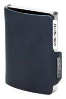 Kožená mini peněženka Mondraghi Silhouette Modern Deer Blue