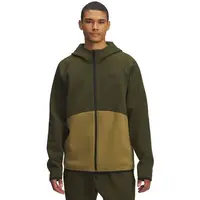 Under Armour UNSTOPPABLE FLEECE Pánská mikina, khaki, velikost L
