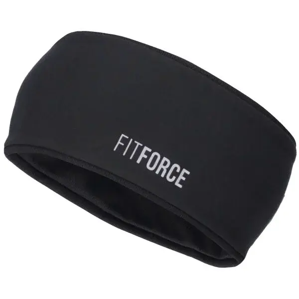 Fitforce COPERNITA Sportovní běžecká čelenka, černá, velikost