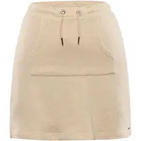 ALPINE PRO HOFRA Dámská letní sukně v délce nad kolena, béžová, velikost