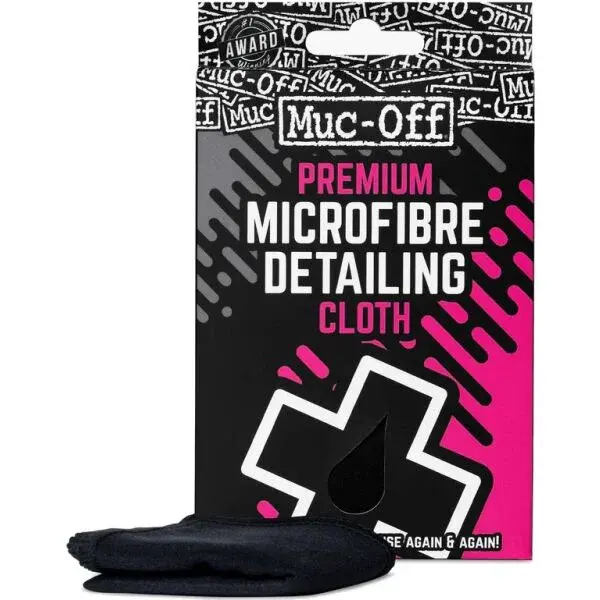 MUC-OFF PREMIUM MICROFIBRE DETAILING CLOTH Čisticí utěrka, černá, velikost