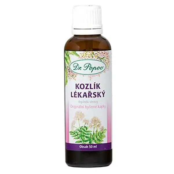 DR.POPOV Kapky bylinné kozlík lékařský 50 ml