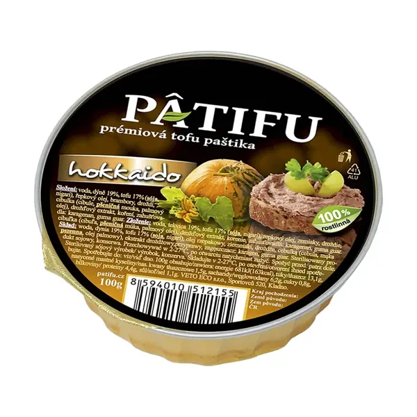 PATIFU Alternativa paštiky hokkaido 100 g
