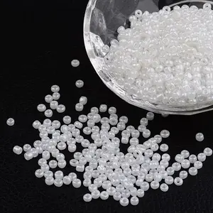 8/0 Ceylon Round Glass Seed Beads