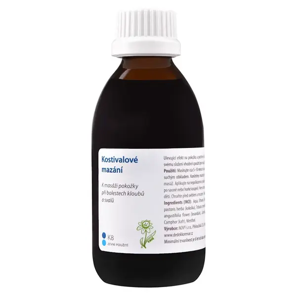 DĚDEK KOŘENÁŘ Kostivalové mazanie K8 200 ml